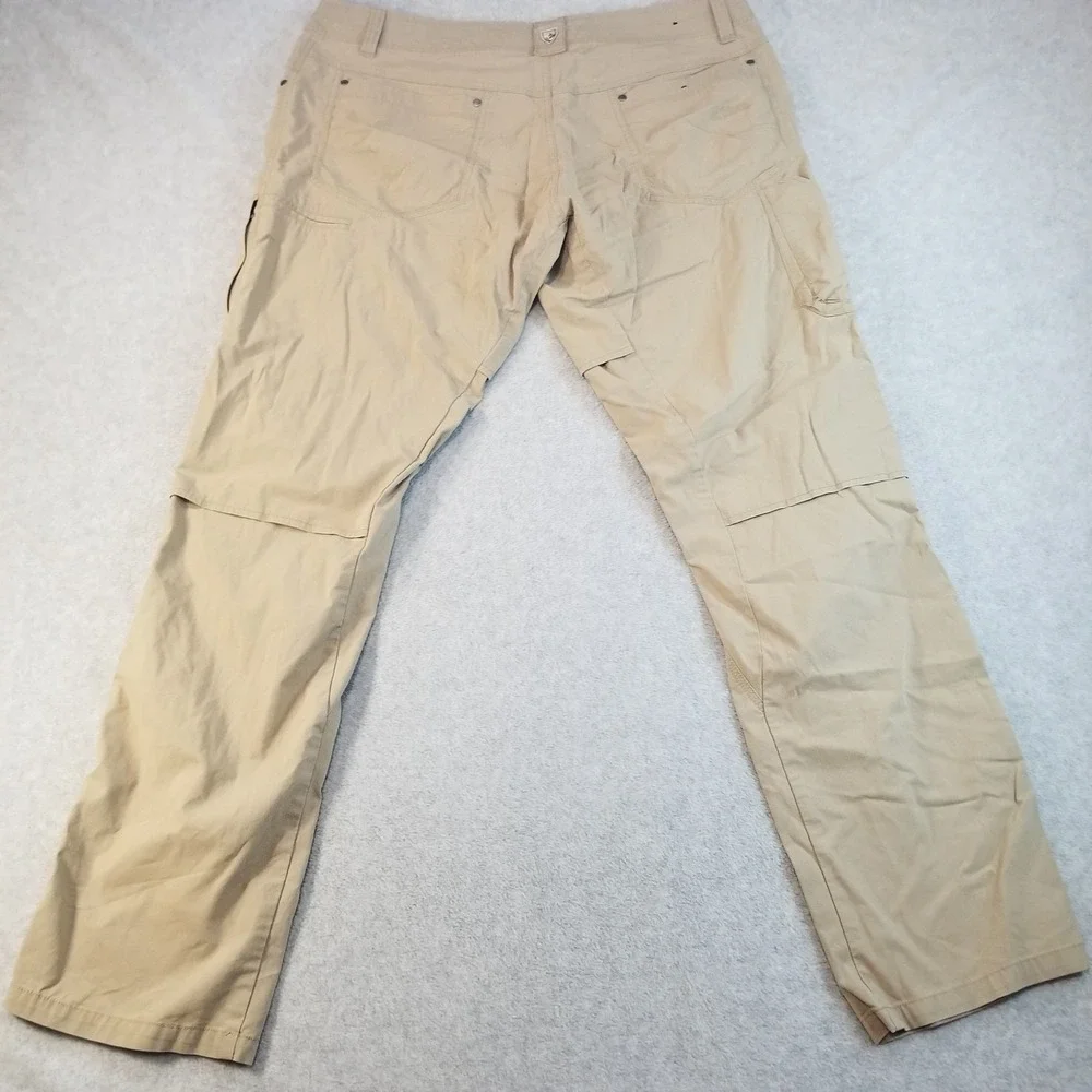Kuhl Konfidant Air Pants Mens 38x34 Khaki Hiking Outdoor Stretch Cargo